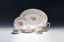 Großes Speiseservice, Rosenthal, Selb- Bavaria, bunt