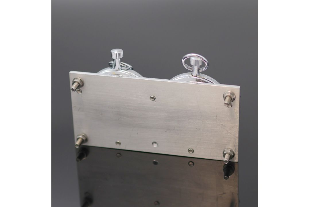 JUNGHANS Dashboard mit 2 Stoppuhren, Deutschland um 1960, - Bild 3 aus 6