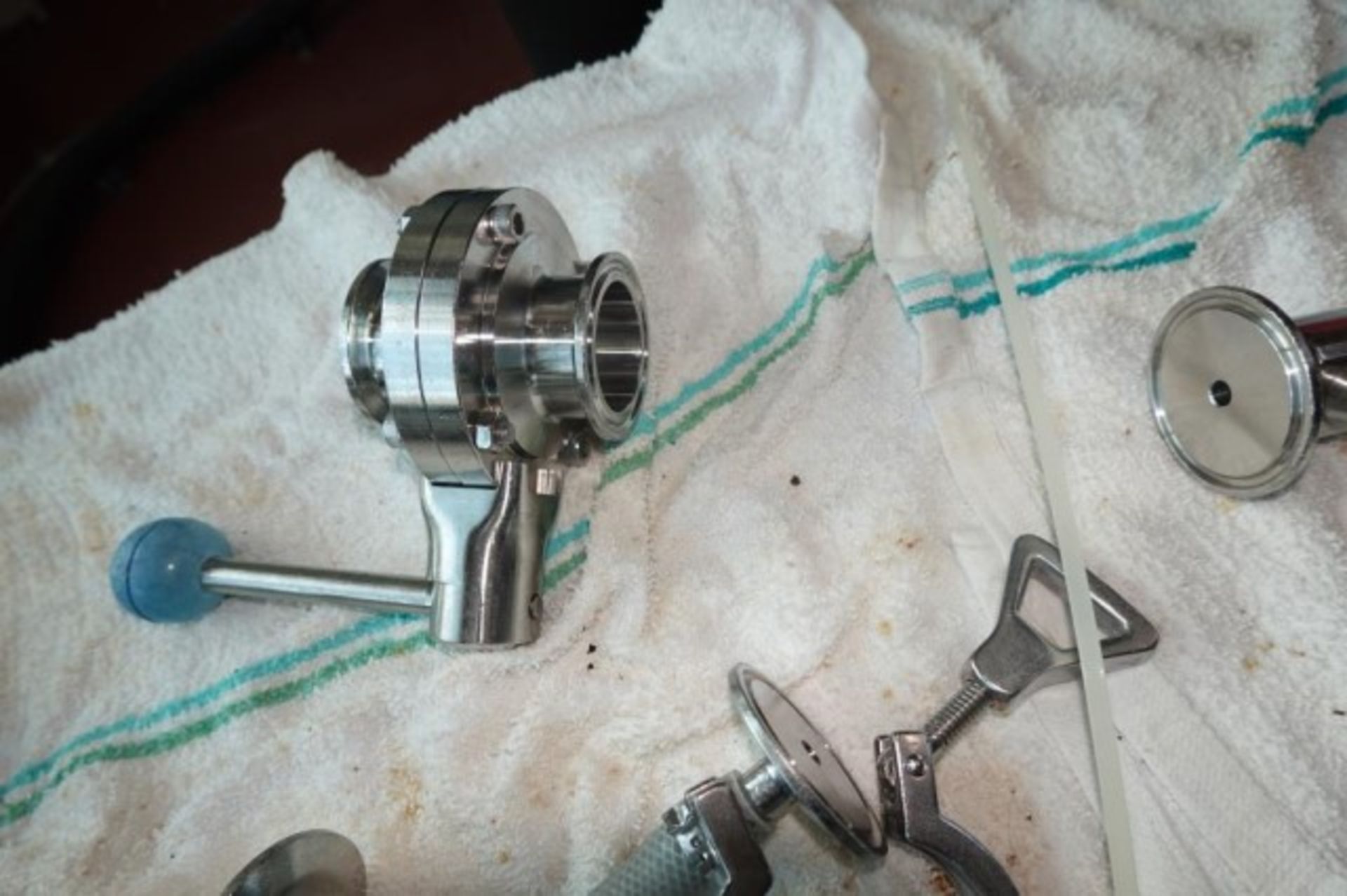 SS Clamps, Tubing, Digital Flow Meters - Image 5 of 16