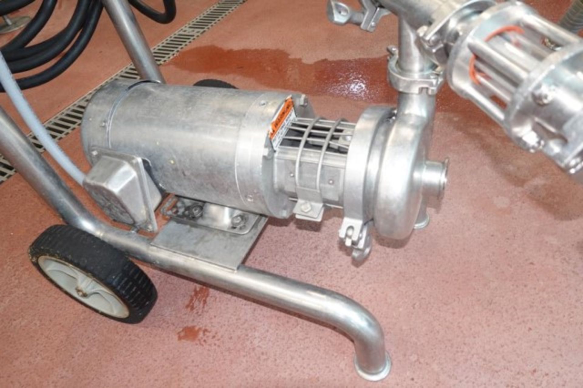 Mobile 2/1.5-HP SS Pump Cart - Image 6 of 7