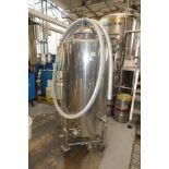 Mobile 100-Gallon Cap. Stainless Steel Tank