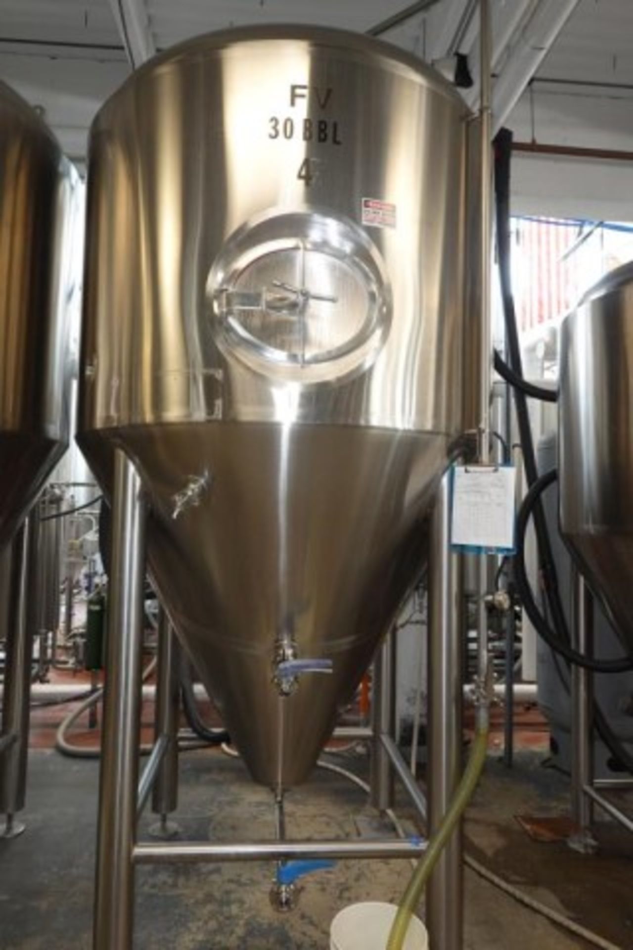 30 BBL SS Fermenter Tank - Image 3 of 11