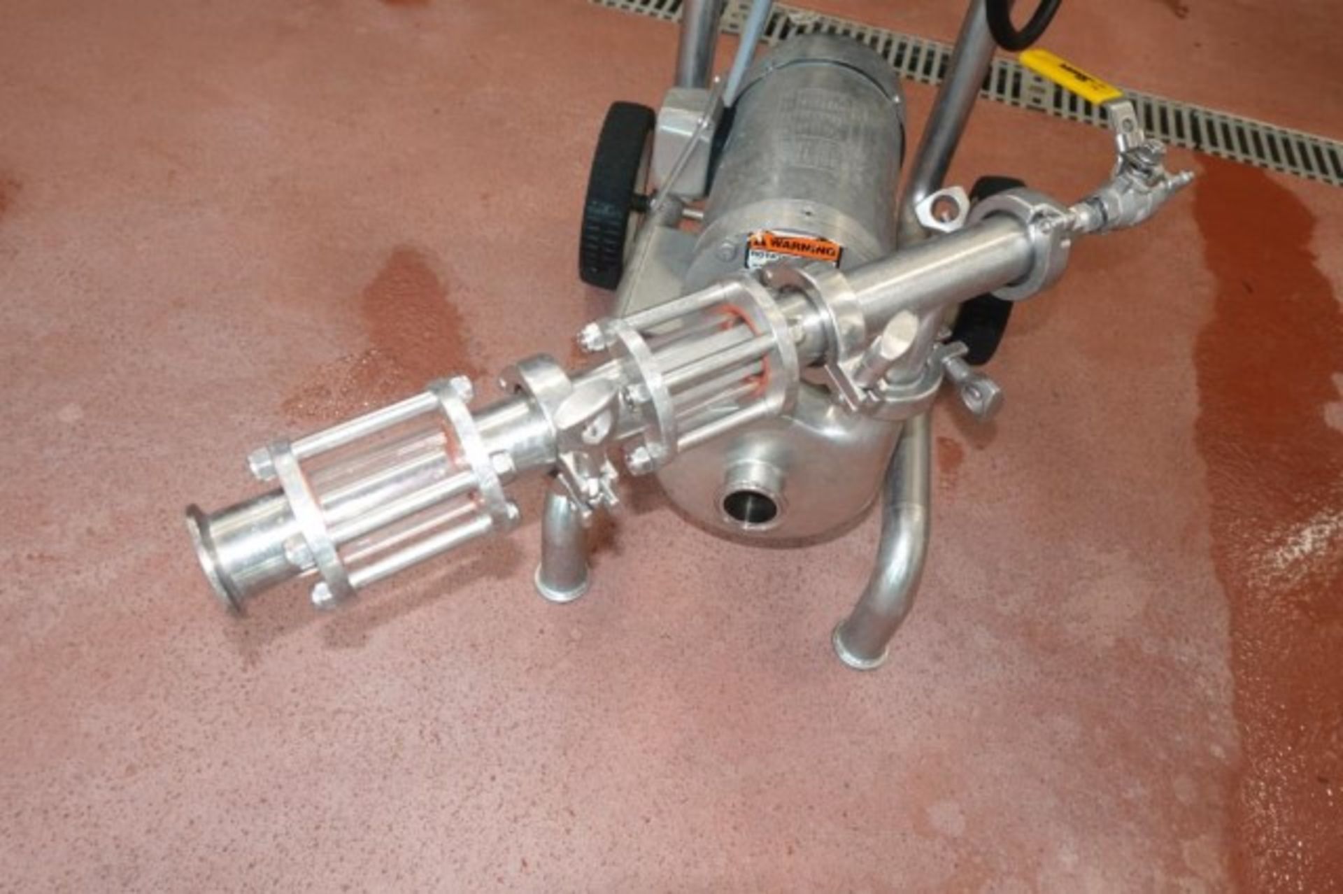 Mobile 2/1.5-HP SS Pump Cart - Image 5 of 7