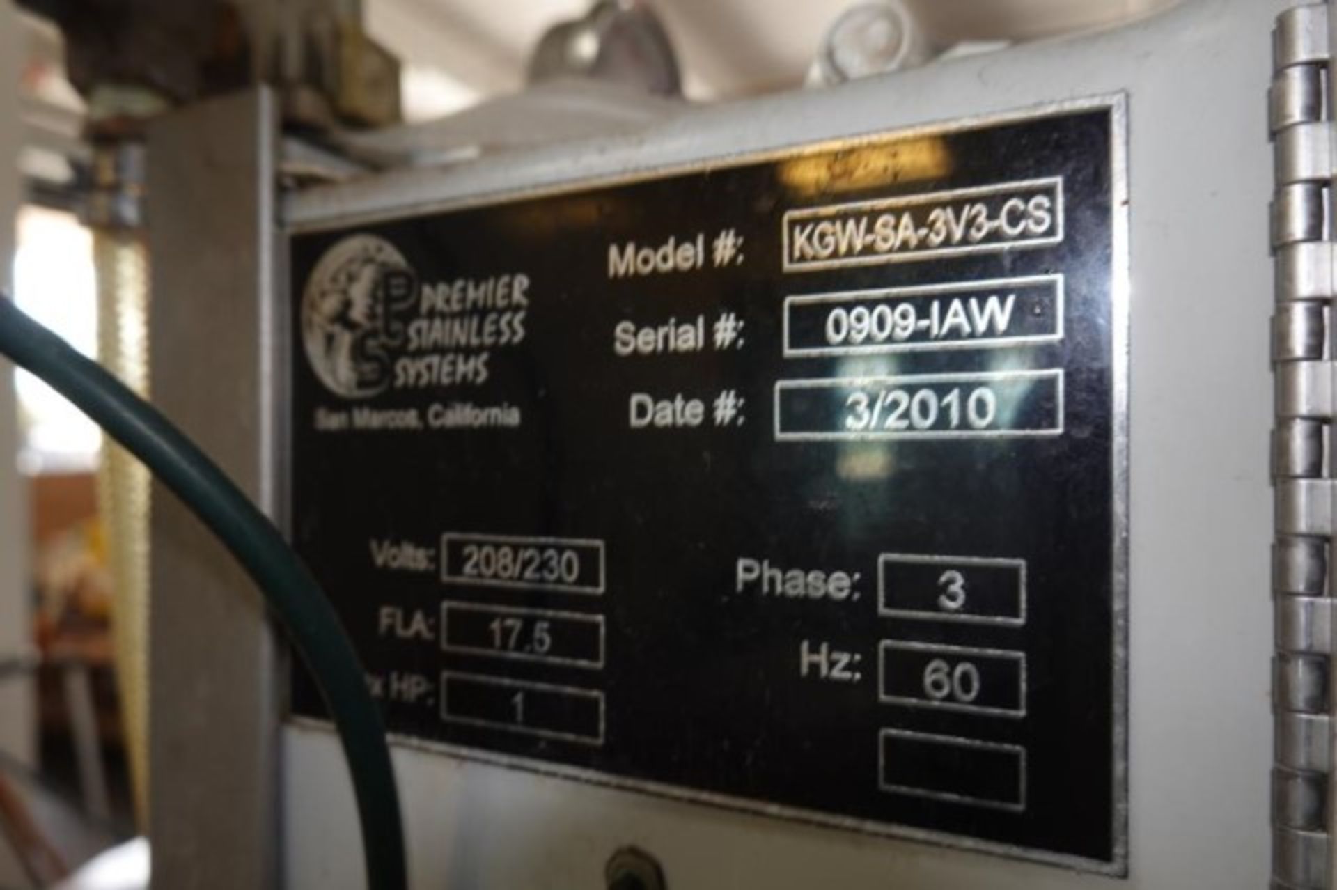 Triple Station Keg Washer Machine - Image 9 of 10