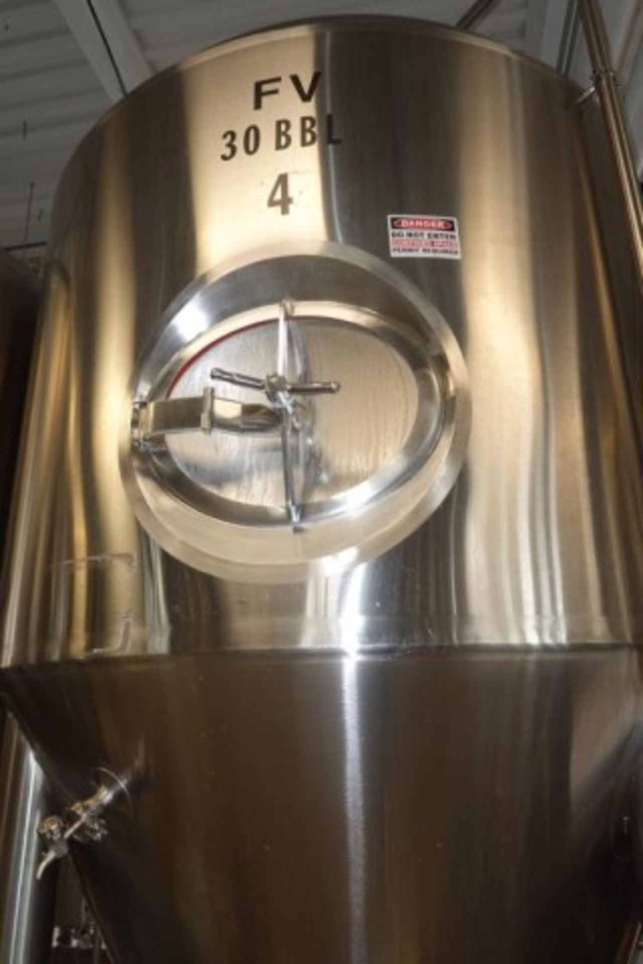 30 BBL SS Fermenter Tank - Image 4 of 11