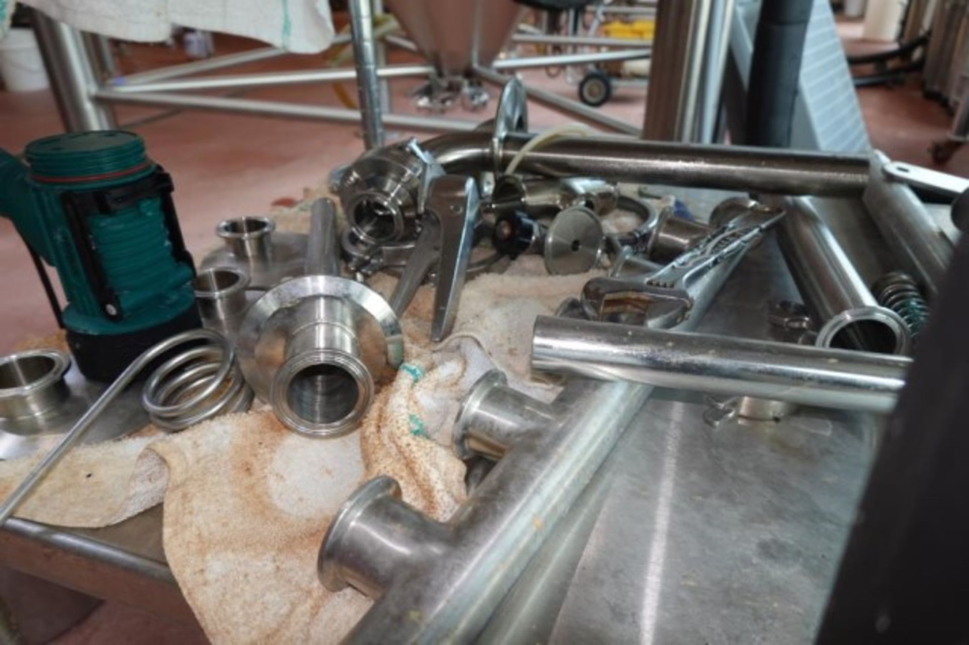 SS Clamps, Tubing, Digital Flow Meters - Image 14 of 16
