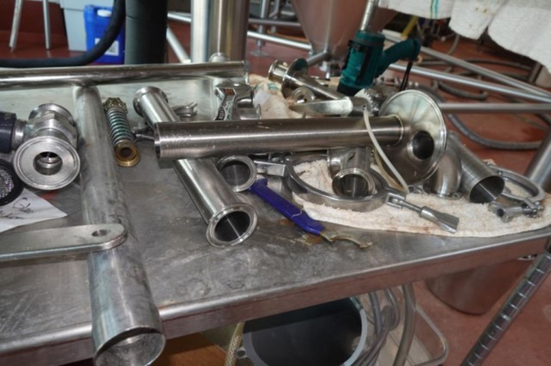 SS Clamps, Tubing, Digital Flow Meters - Image 10 of 16