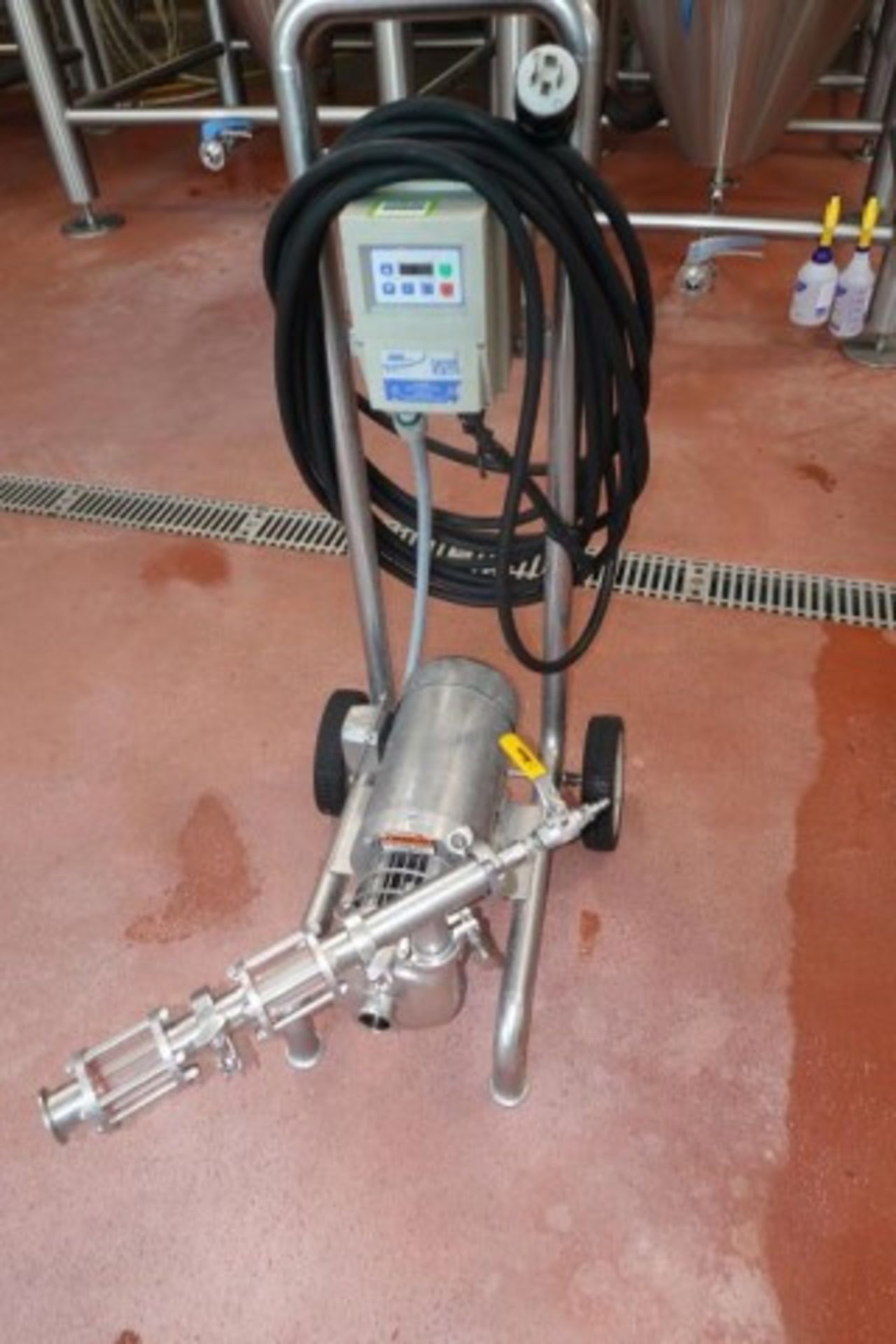 Mobile 2/1.5-HP SS Pump Cart - Image 2 of 7