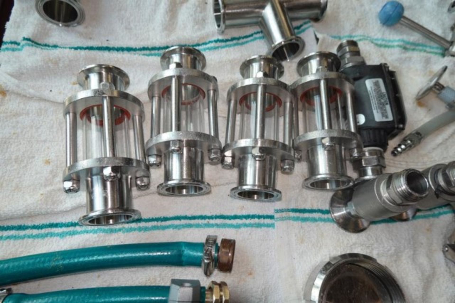 SS Clamps, Tubing, Digital Flow Meters - Image 3 of 16