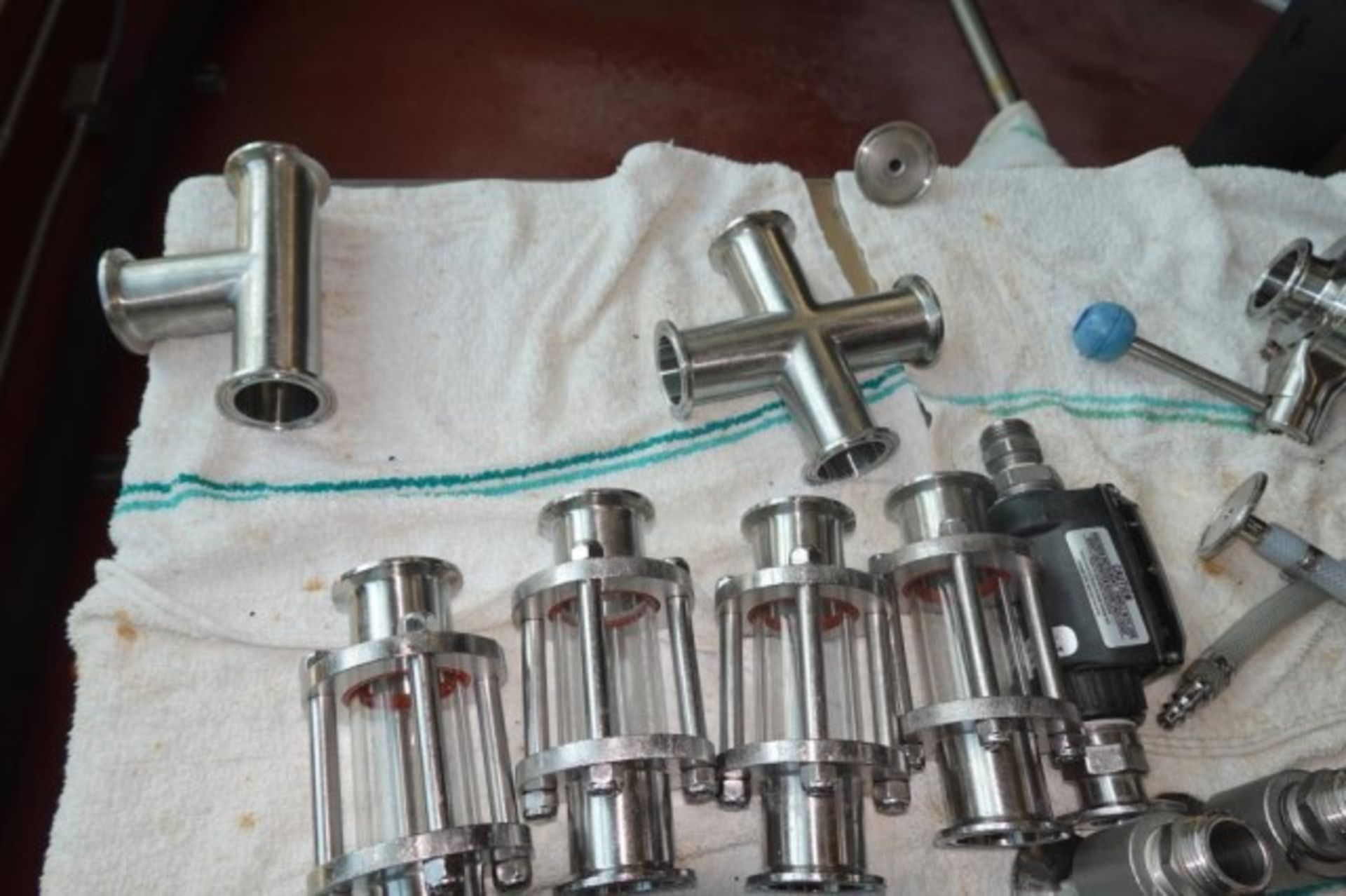 SS Clamps, Tubing, Digital Flow Meters - Image 4 of 16