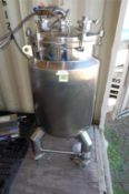Approx. 36-Gallon Cap Jacketed Tank