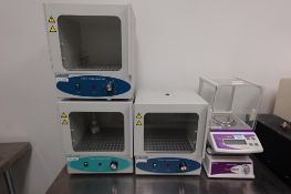 Lot of Incubator, Scale and Stirrer