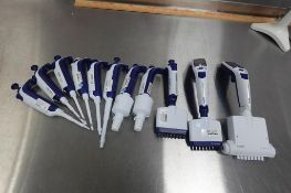 Rainin Single and 8-Channel Pipettes
