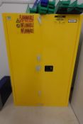 Uline H-1564S-Y Flammable Liquid Storage Cabinet