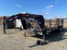 2018 Pull Do Trailers 20' GN Monorail Trailer