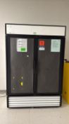 2-Door Glass Front Lab Refrigerator