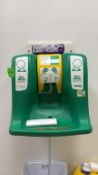 Emergency Eye Wash Stations, Hand Sanitizer Dispenser