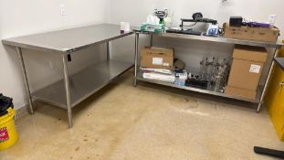Stainless Steel Work Tables