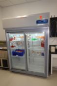 Lab Refrigerator, Double Sliding Glass Doors