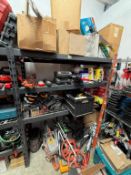 Assorted Tools w/ Shelving