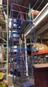 Mezzanine Access Stairs w/ Elevated Platform