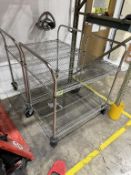Wire Rack Utility Cart
