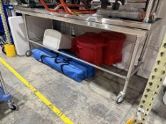 Stainless Steel Mobile Work Table