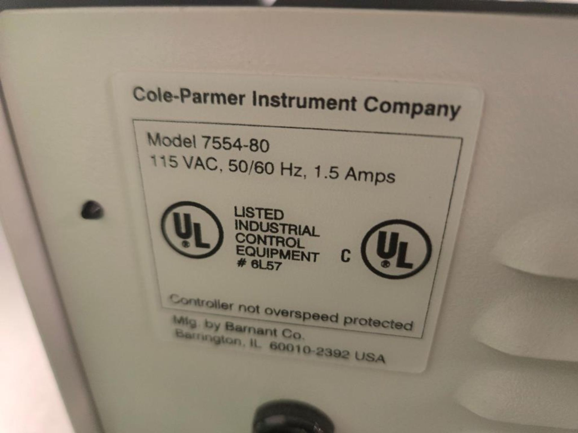 Cole-Parmer Pump - Image 5 of 6