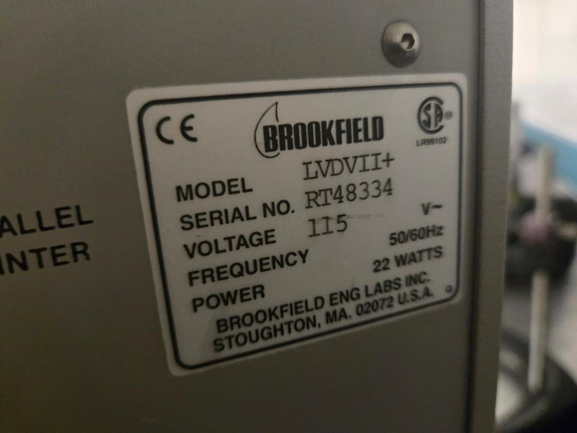 Brookfield Viscometer - Image 6 of 8