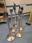 Queue Pole Barrier Stands