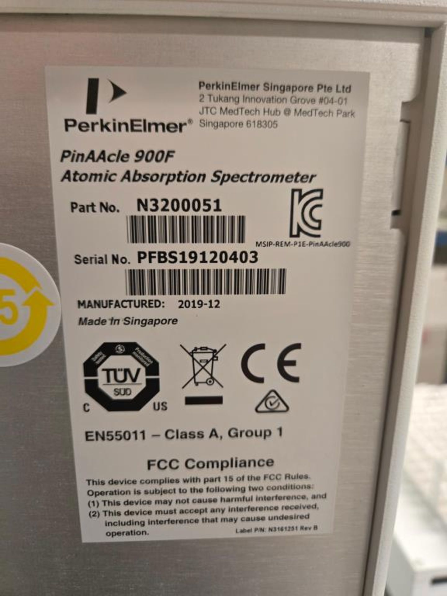 PerkinElmer Absorption Spectrometer - Image 7 of 14