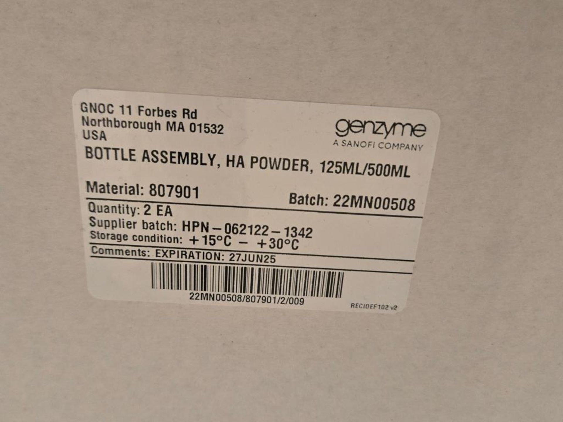 Genzyme Lab Bottles - Image 3 of 8