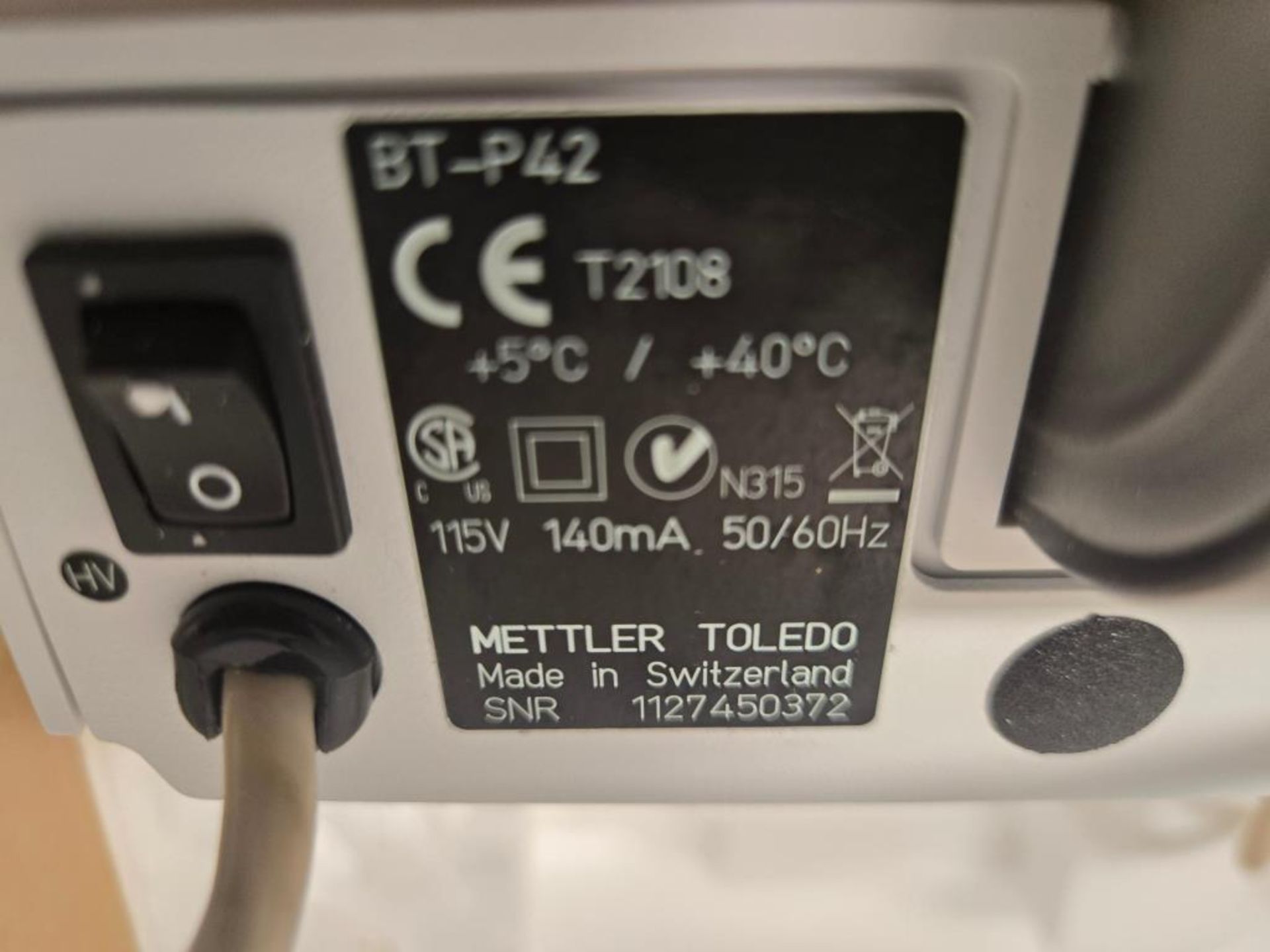 Mettler-Toledo Printer - Image 3 of 5