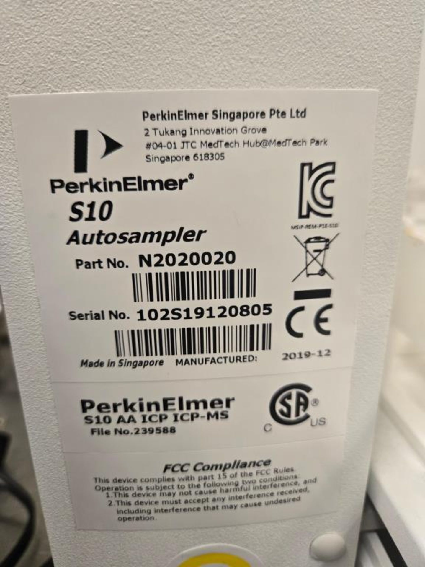 PerkinElmer Absorption Spectrometer - Image 12 of 14