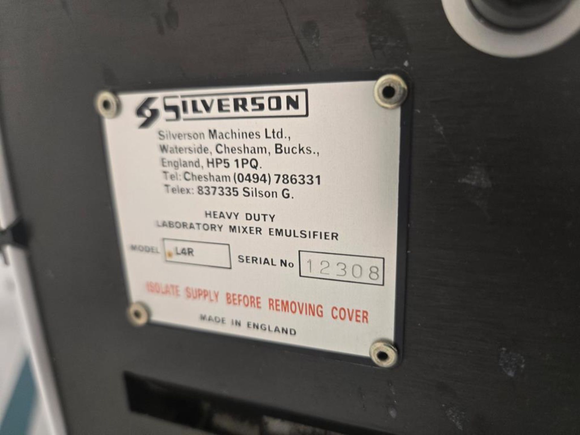 Silverson Mixer - Image 5 of 5