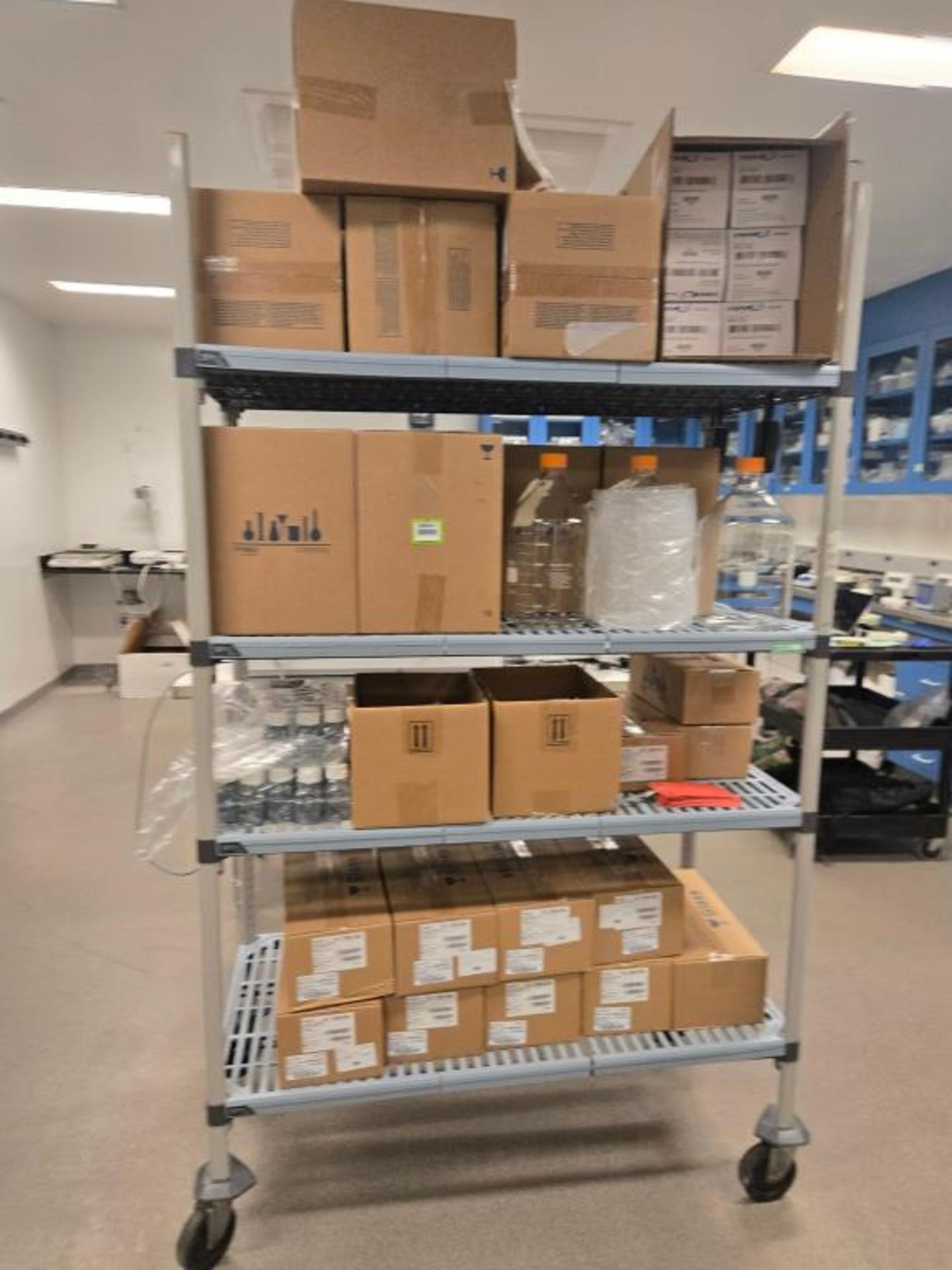Metro Cart-Rack w/ Contents