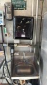 Employee Hand Wash Station & Wire Shelving