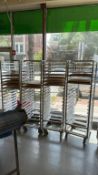 Aluminum Bakery Pan Racks