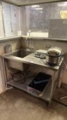 Commercial SS 1-Compartment Sink