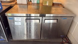 Commercial Restaurant 2-Door Undercounter Freezer