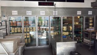 Norlake Walk-In Cooler w/ Multi-Door Reach-In