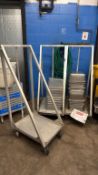 SS Mobile Tray & Sheet Pan Transport Carts