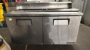 True 2-Door Refrigerated Deli Prep Table