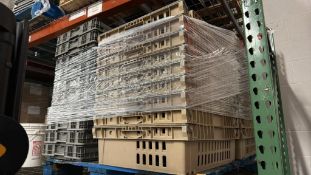 Pallet of Plastic Bakery Trays/Totes