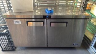 Commercial Restaurant 2-Door Undercounter Freezer