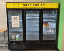 3-Door Merchandiser Refrigerator