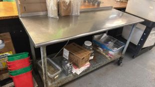 Commercial SS Tables & Shelving Units