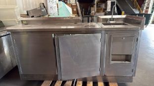 SS Bar Station Cabinet w/ Hand Sink