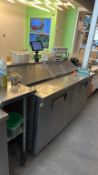 True 2-Door Refrigerated Deli Prep Table