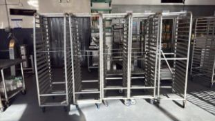 Aluminum Bakery Pan Racks